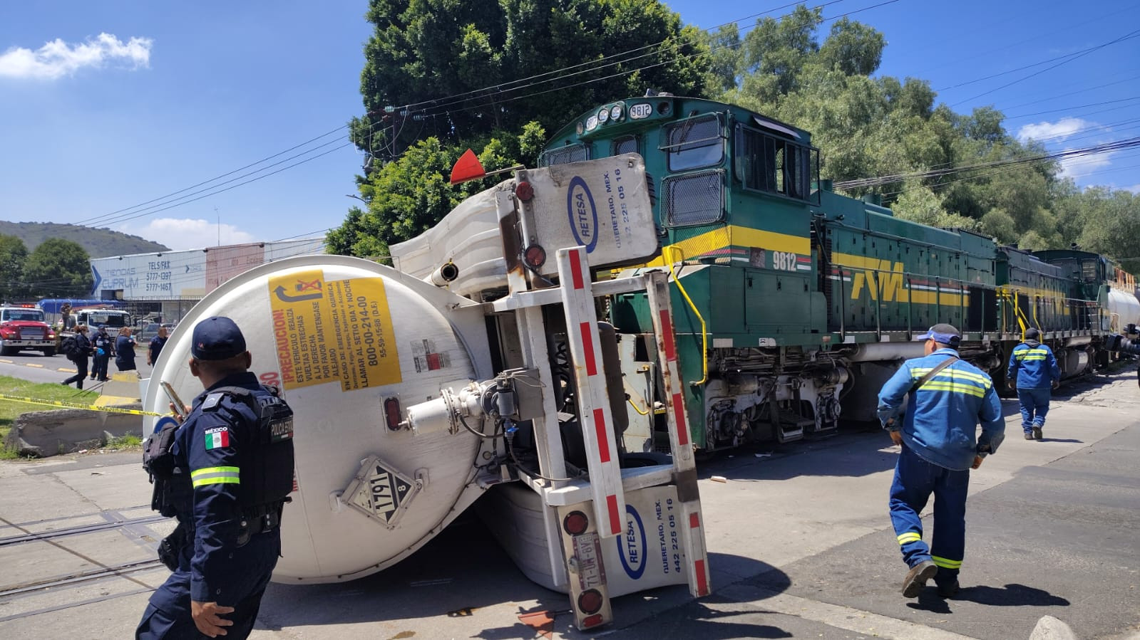 Choque Pipa tren Ecatepec 220925