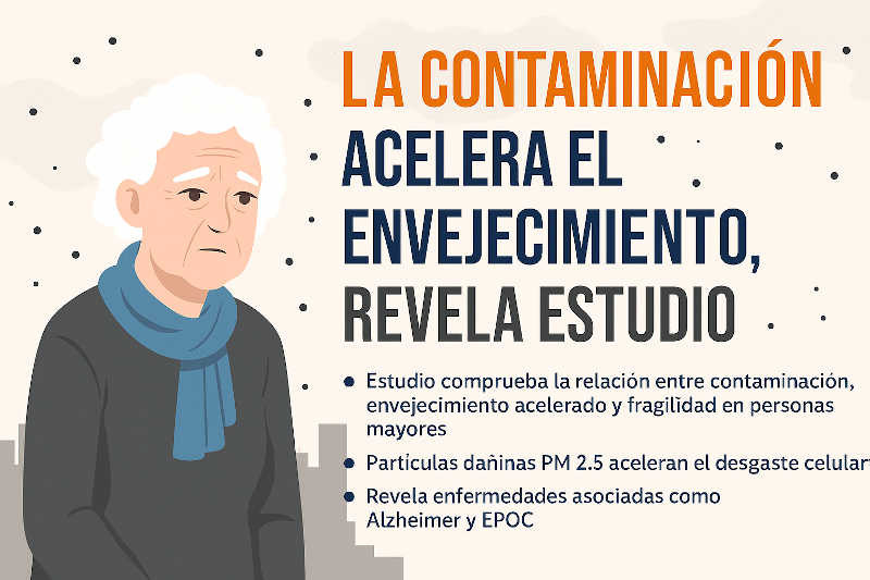 Contaminación envejecimiento