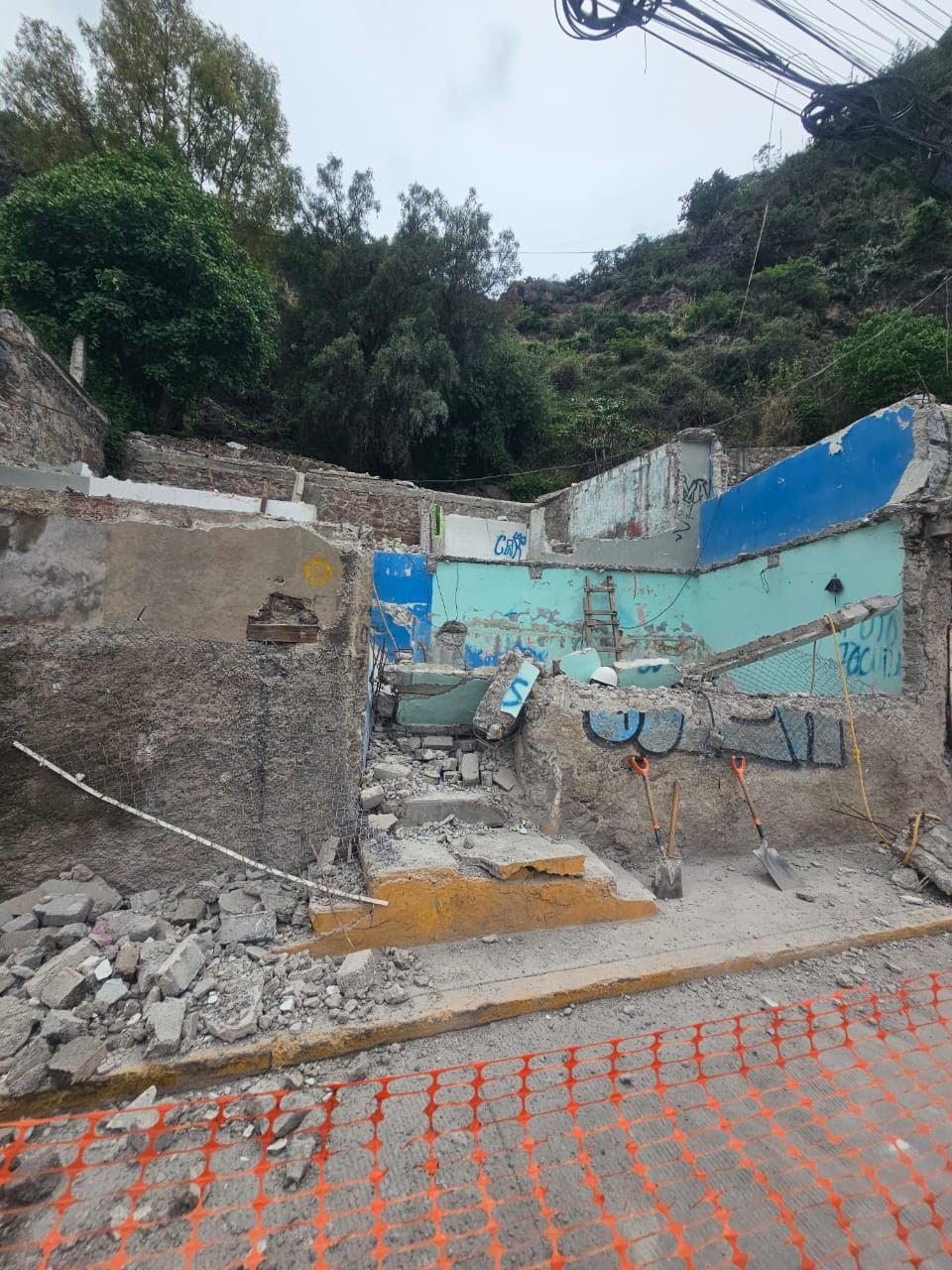 Demolición casas Tlalnepantla