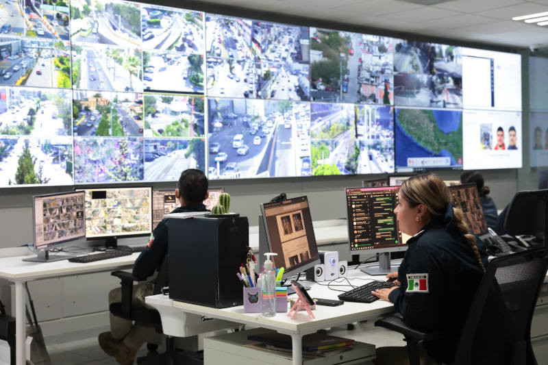 POlicía centro de mando Huixquilucan