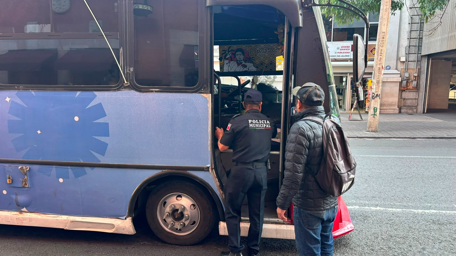 Policía operativo transporte toluca