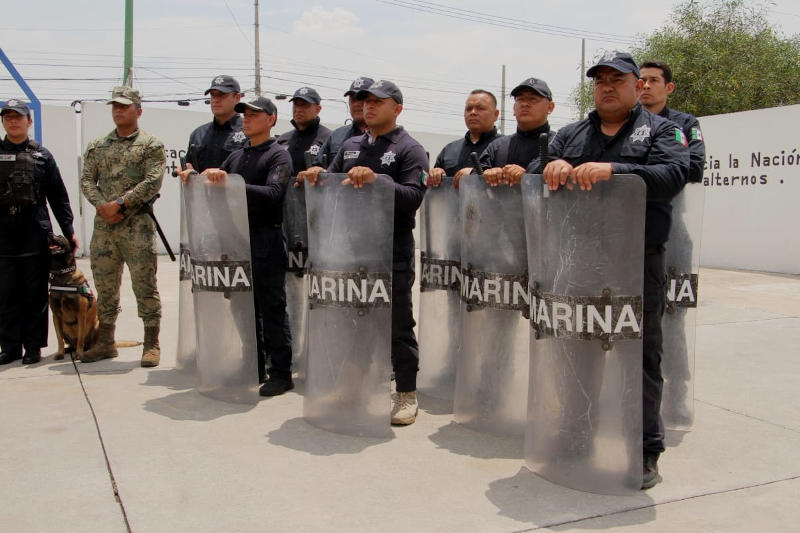 Policías Ecatepec entrenamiento