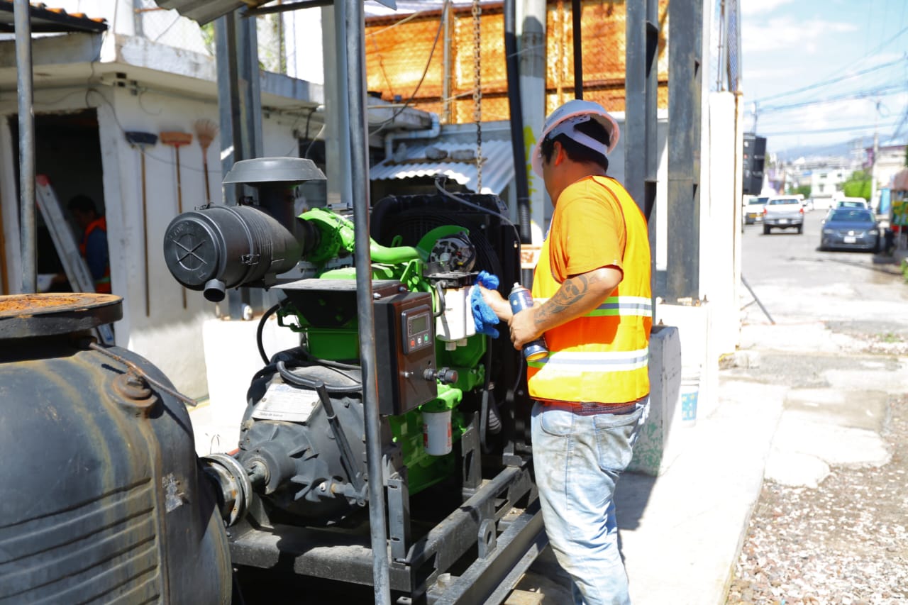 Trabajos reparación cárcamo Ecatepec