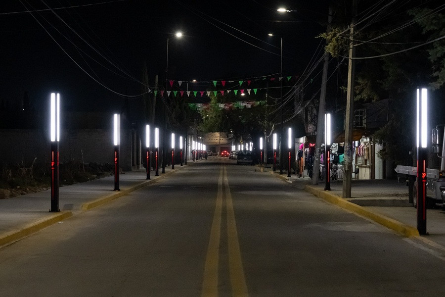 alumbrado Toluca noche