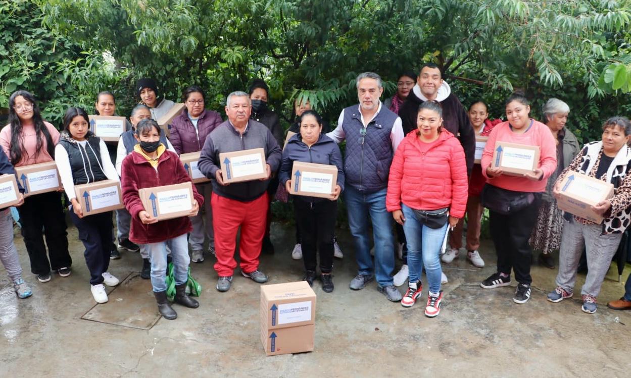 Entrego apoyo a la familias naucalpenses