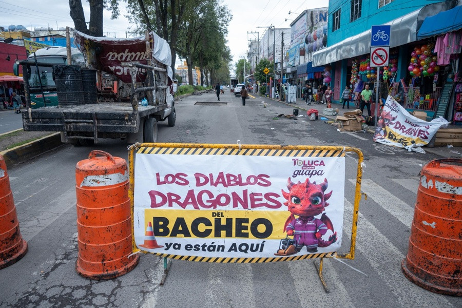 bacheo diablo dragón