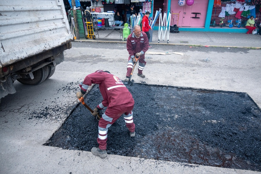 bacheo obras Toluca