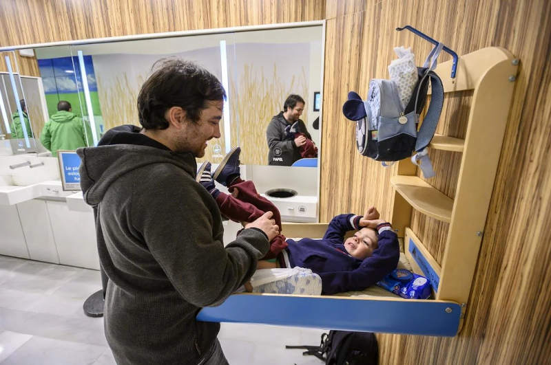 cambiador pañal bebé