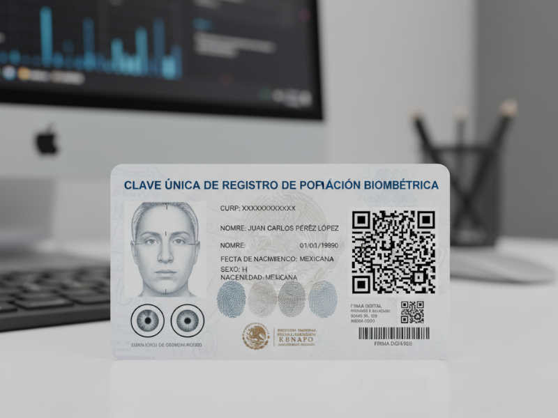 curp biometrica timepo