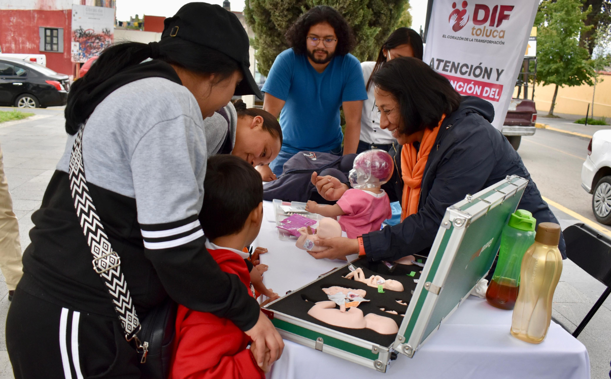 Jóvenes tuvieron accesos a simuladores de embarazo
