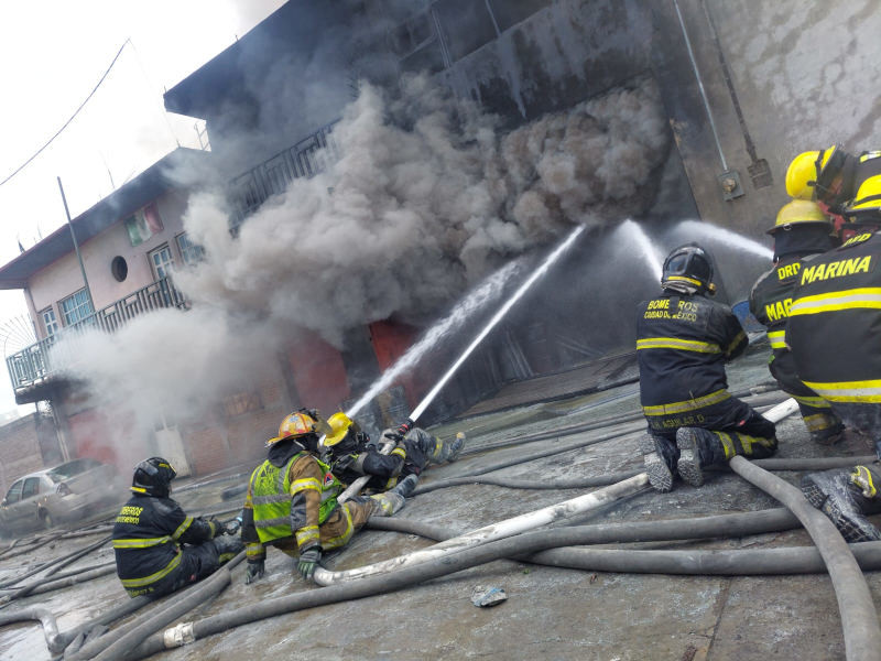 incendio fábrica Ecatepec