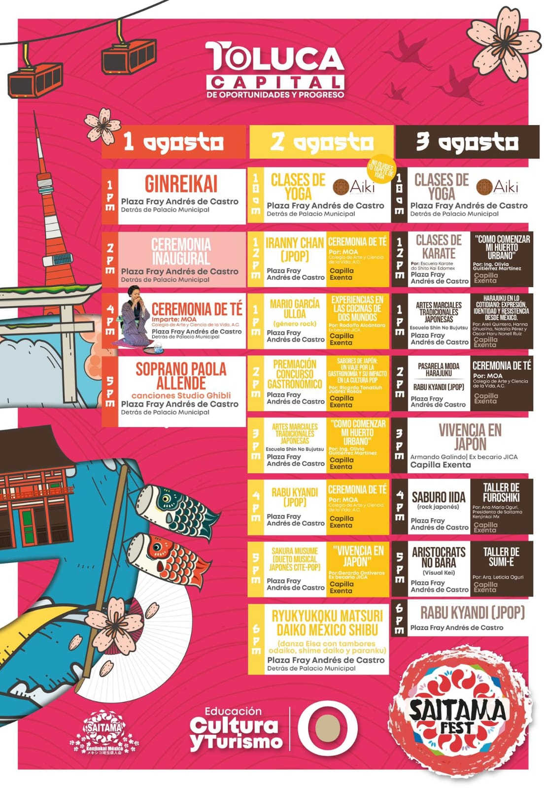 programa Saitama Fest